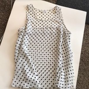 Polka dot tank top